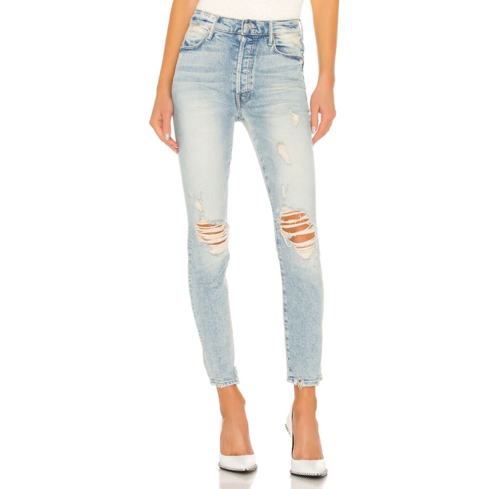 Mother The Super Stunner Ankle Jeans Say Amen Again Wash Size 25 Denim